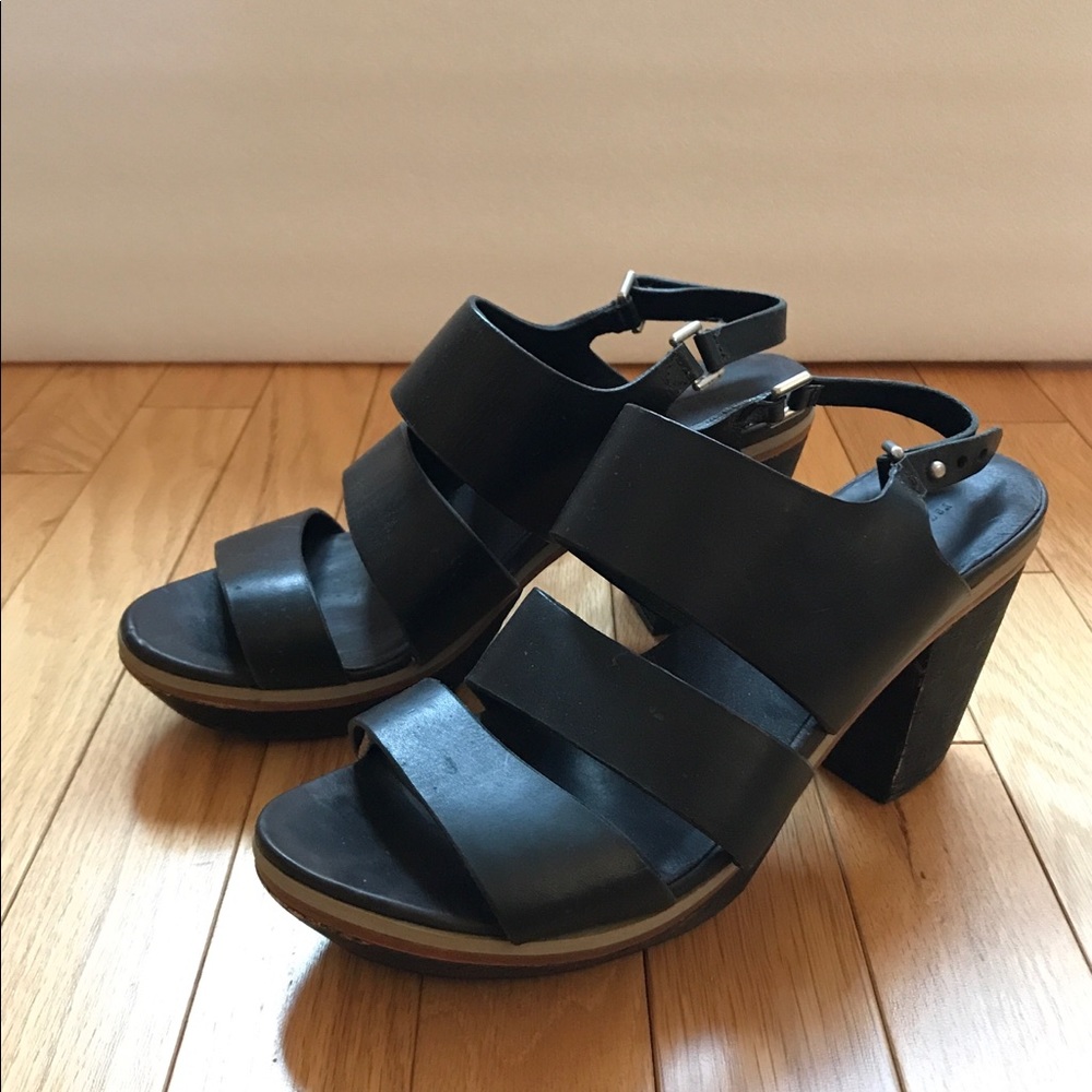 Rag & Bone black leather heels